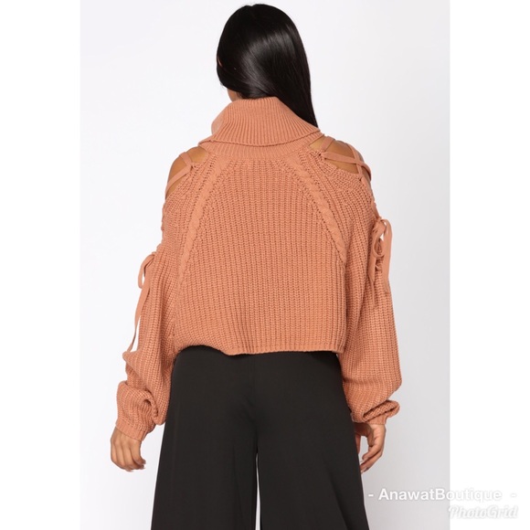 Vera Moda Tie Sleeve Sweater - Picture 3 of 8